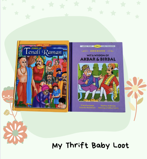 Preloved kids board books - Stories of Akbar Birbal and Tenali Raman